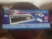 Teclado+Mouse Wireless Modelo Silvercrest