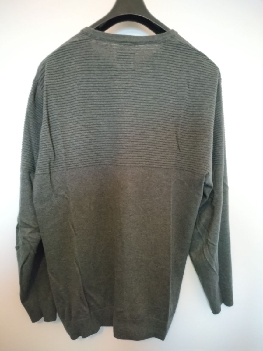 Camisola de malha cinzenta da Milano XL