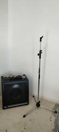 Amplificador Peavey KB3 + microfone Audiomix + tripé JB Systems