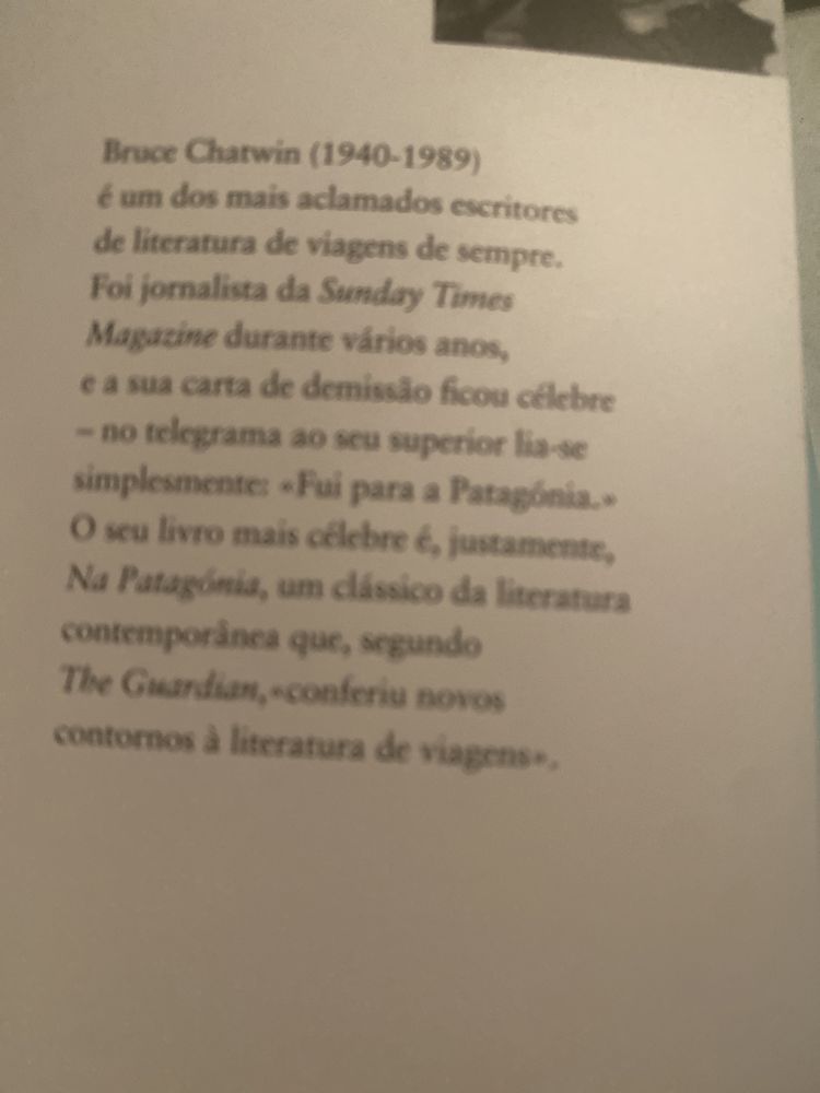 Na Patagónia, Bruce Chartwin