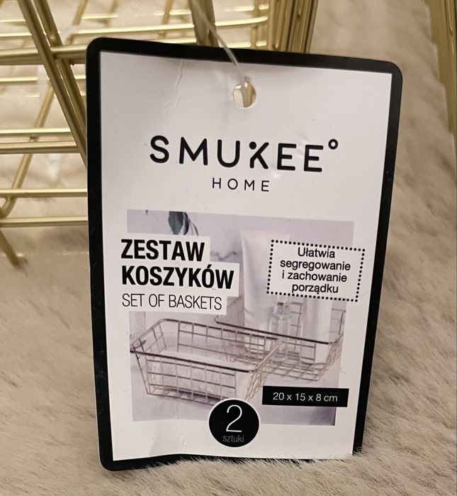 Zestaw złotych koszyków