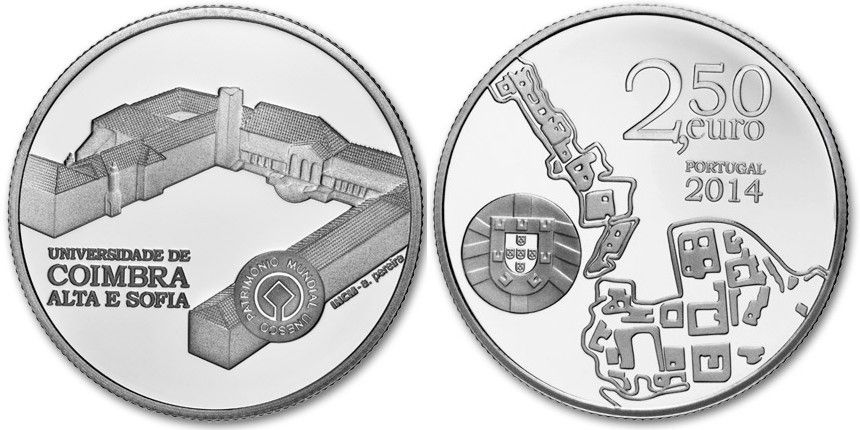 Moedas Comemorativas de euros Portugal 2014/2015/2016/2017/2022/2023