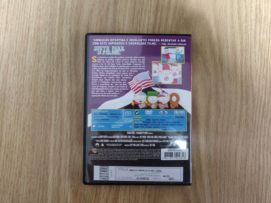 south park - o filme dvd edição nacional