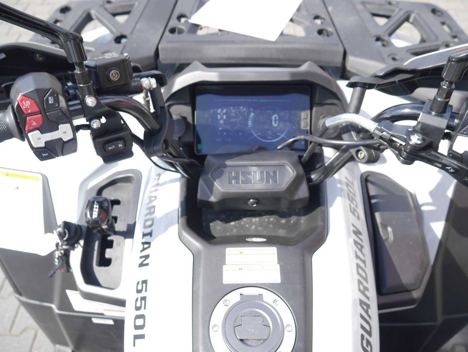 Quad Hisun Guardian 550L Kufer! Kask! Raty! czarny albo żółty