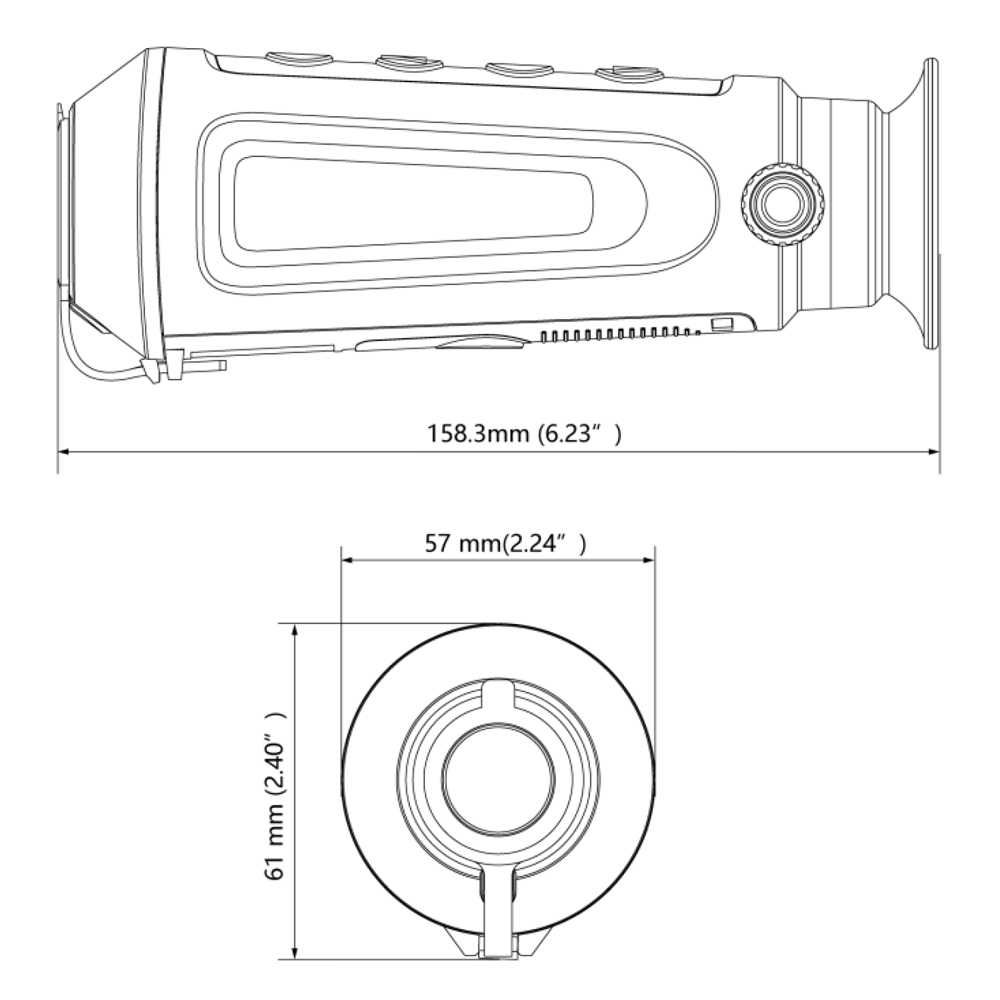 Kamera termowizyjna termowizor monokular HIKMICRO Lynx Pro LH15