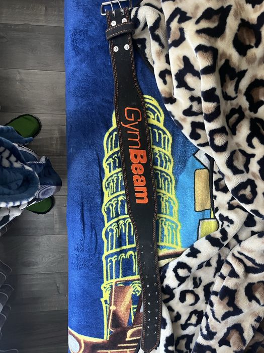 Паверліфтерський пасок gymbeam,розмір м