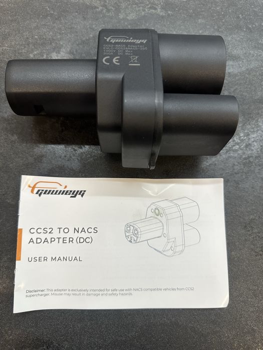 300кВт. Перехідник Ccs2 від Guwieyg