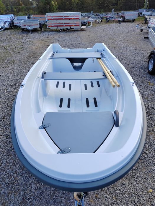 Terhi 400 Łódź wiosłowo-motorowa w pakiecie z przyczepa