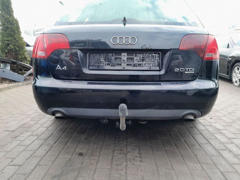 AUDI A4 B7 ZDERZAK TYLNY TYŁ 2 RURKA KOLOR: LZ9Y