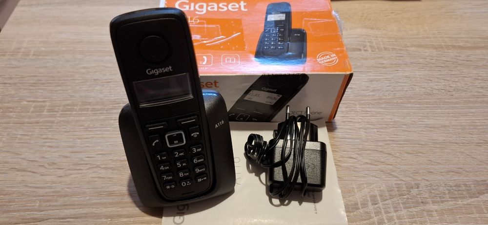 Telefon stacjonarny bezprzewodowy Gigaset A116