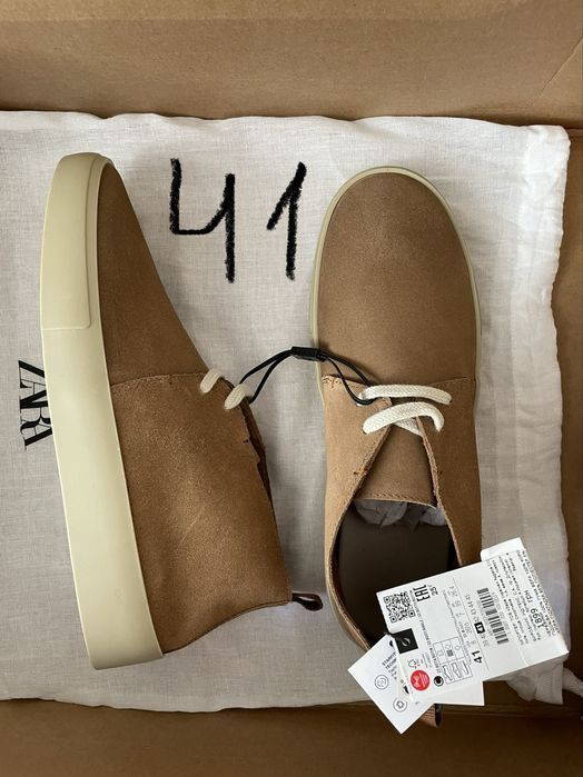 Ботинки замш Zara 41 p