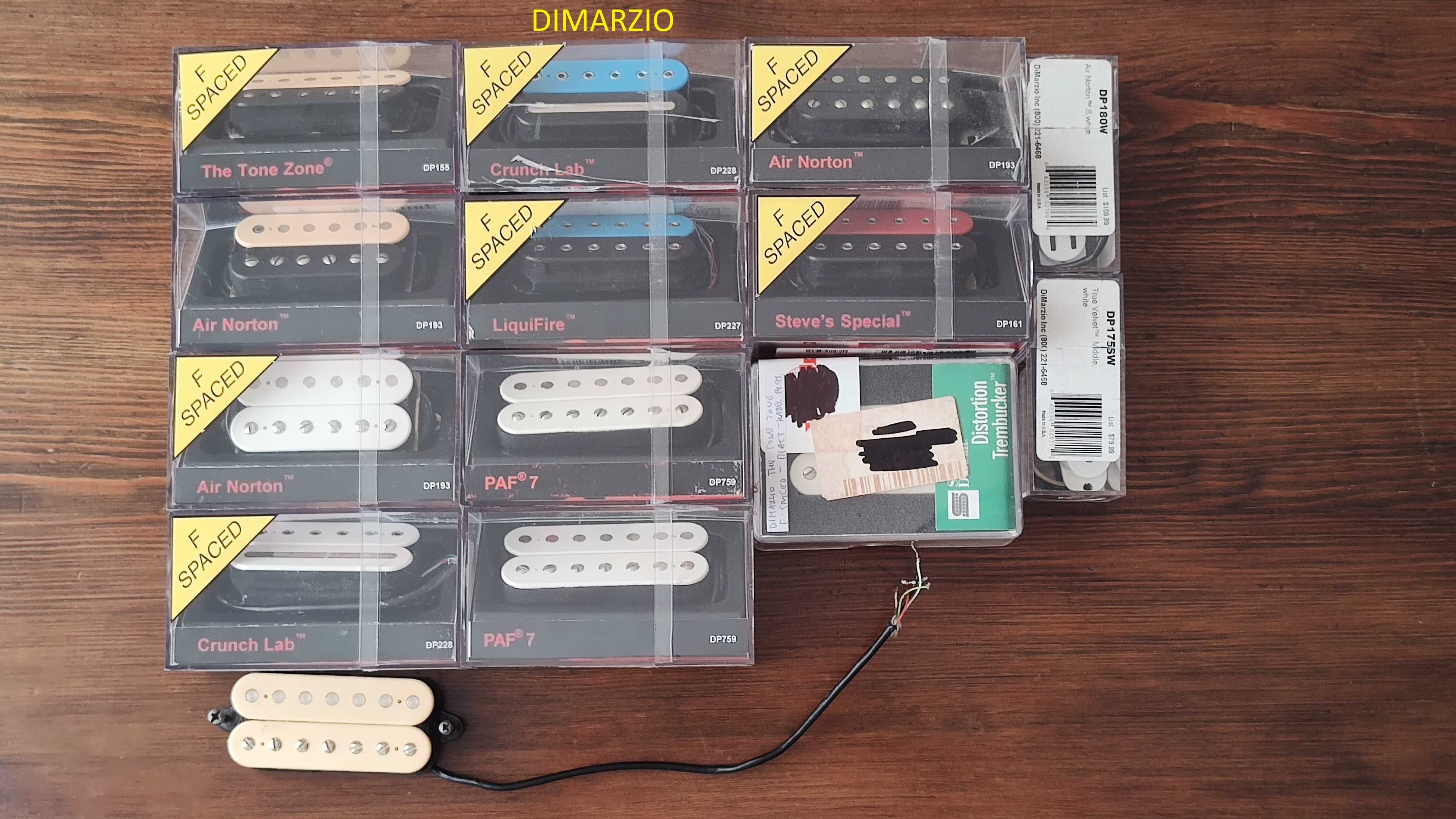 Przetworniki - pickupy – DiMarzio, Seymour Duncan, EMG, Fender i inne