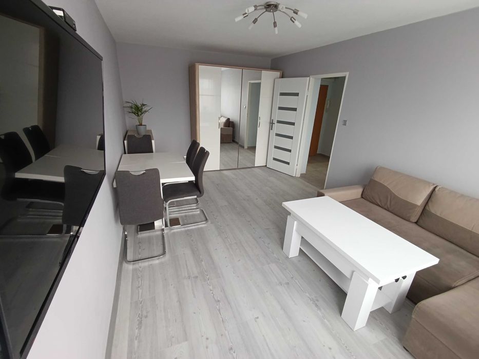 Wynajem 2 pokoje 45m Po remoncie Wysoki Standard Parking Wyposażone