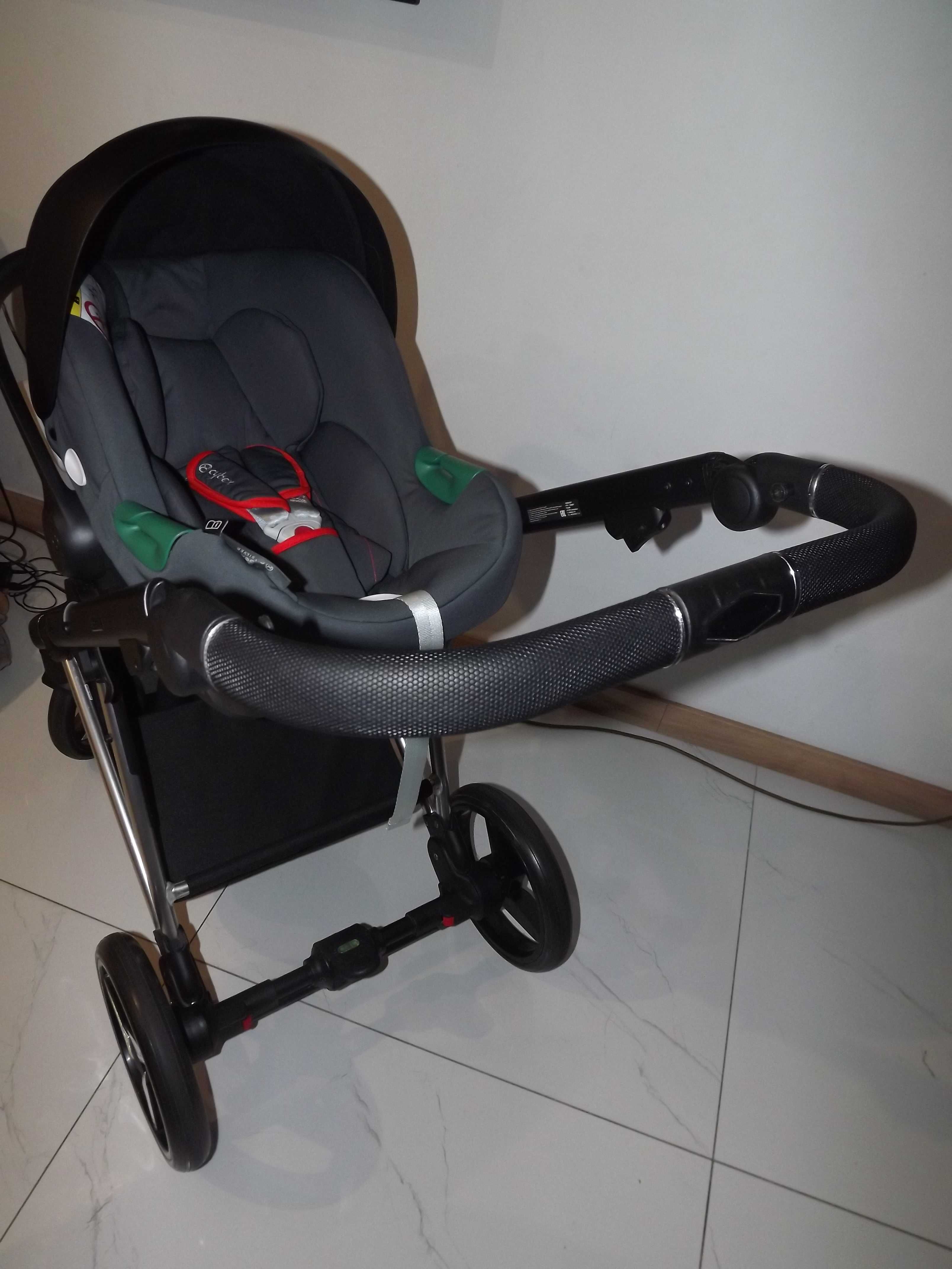 Adamex Quantum jak Adamex Belissa  special edition  3w1 Szary Cybex