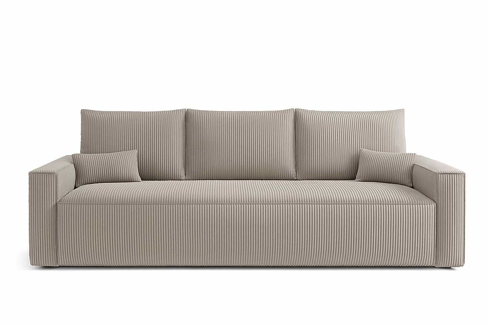 SOFA NOYO wygodna KANAPA 230 cm Z FUNKCJĄ SPANIA pojemnik na pościel
