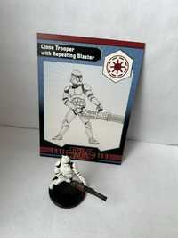 Clone Trooper with Repeating Blaster Star Wars Miniatures