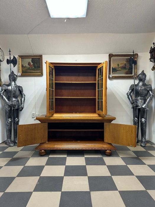 Вітрина сервант Голландія масив дуб витрина дерево 3682