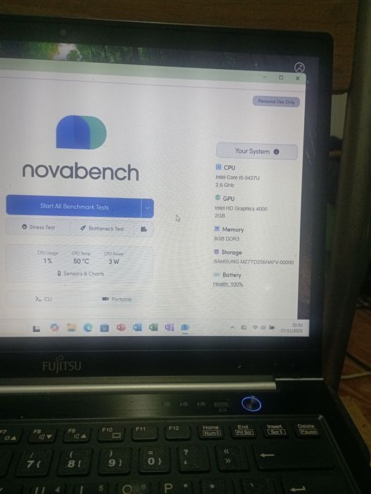 Fujitsu lifebook u772