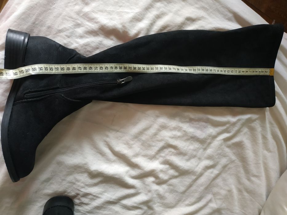 Ботфорти високі нові замша нубук 39 р