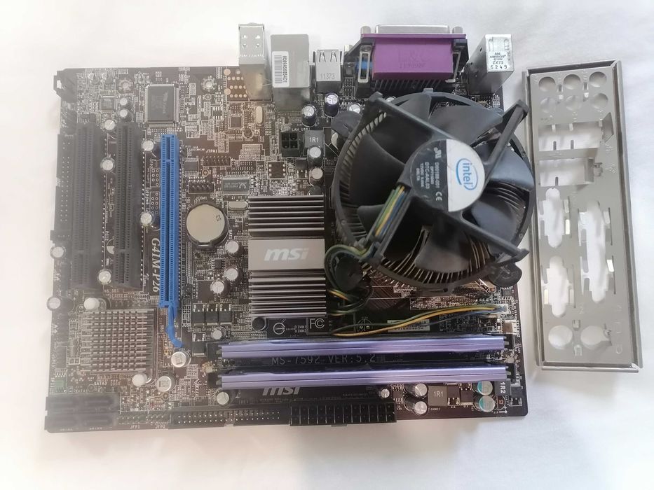 комплект MSI G41M-P26 +Xeon E5420, 2500 MHz+4GB DDR3