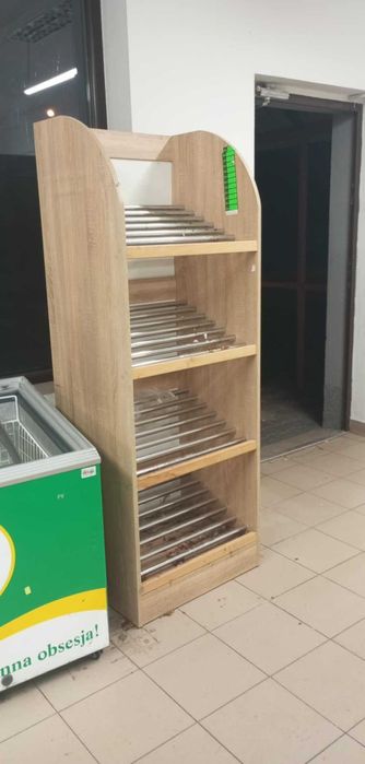 Lada chłodnicza witryna chłodnia regał lodówka sklep regał na pieczywo