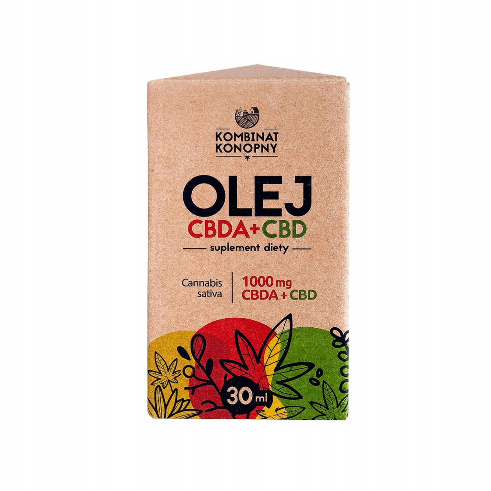 OLEJEK OLEJ CBD + CBDA RAW 1000mg Kombinat Konopny