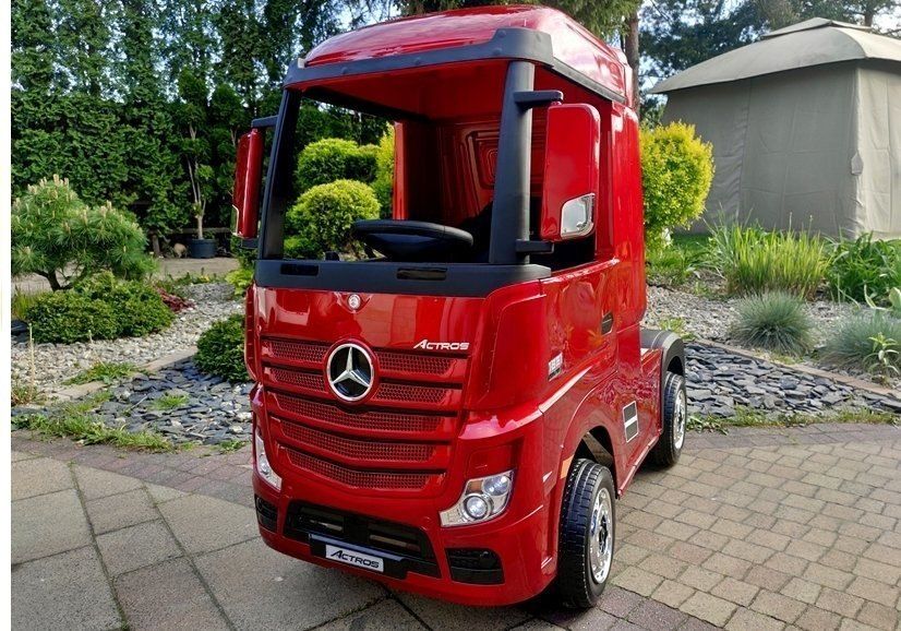 Auto na Akumulator Mercedes Actros Czerwony