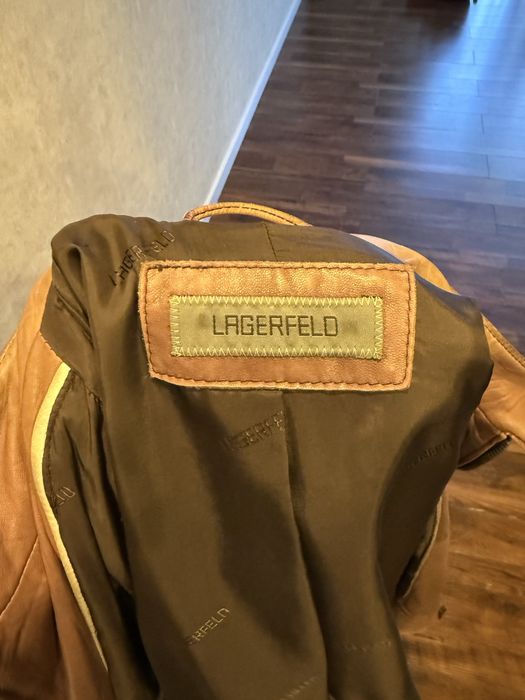 Шкіряна куртка Karl Lagerfeld