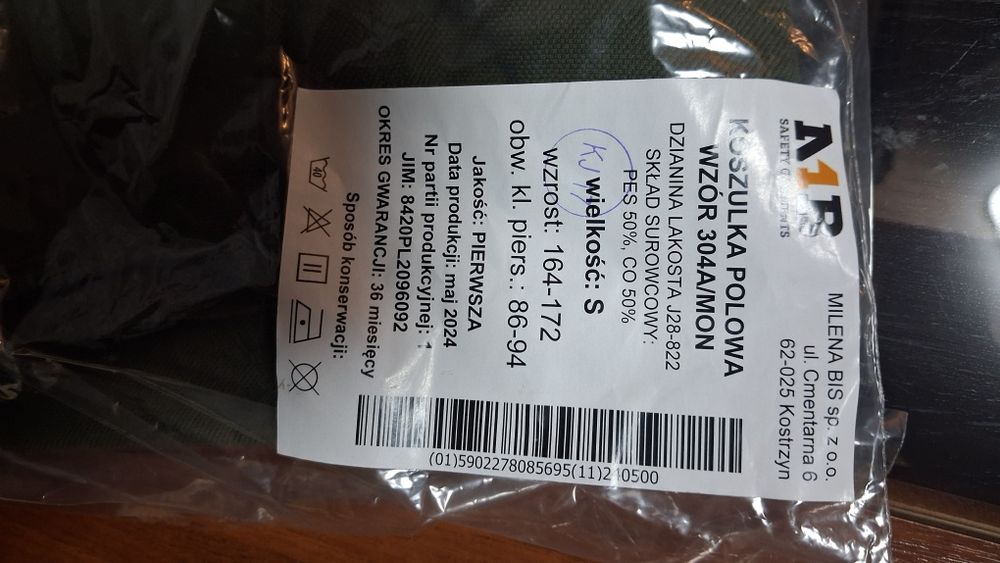 Koszula połowa 304/ mon