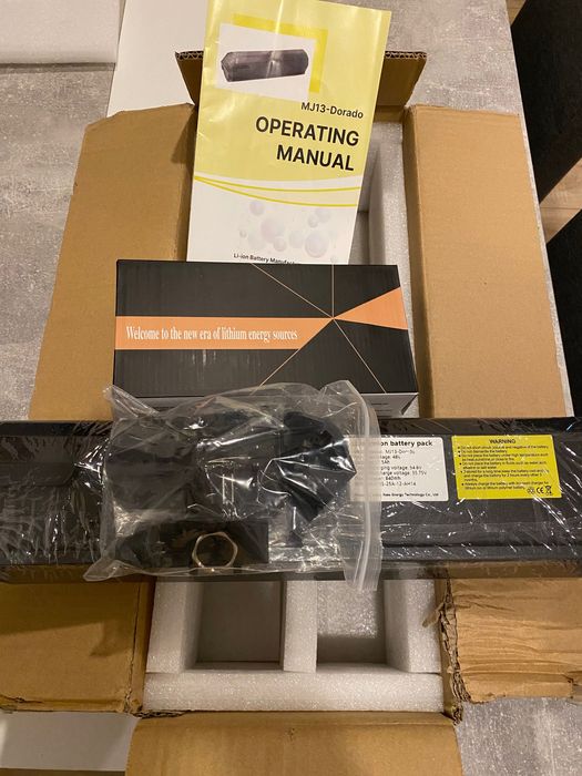 Bateria de bicicleta - MJ13 - Dorado