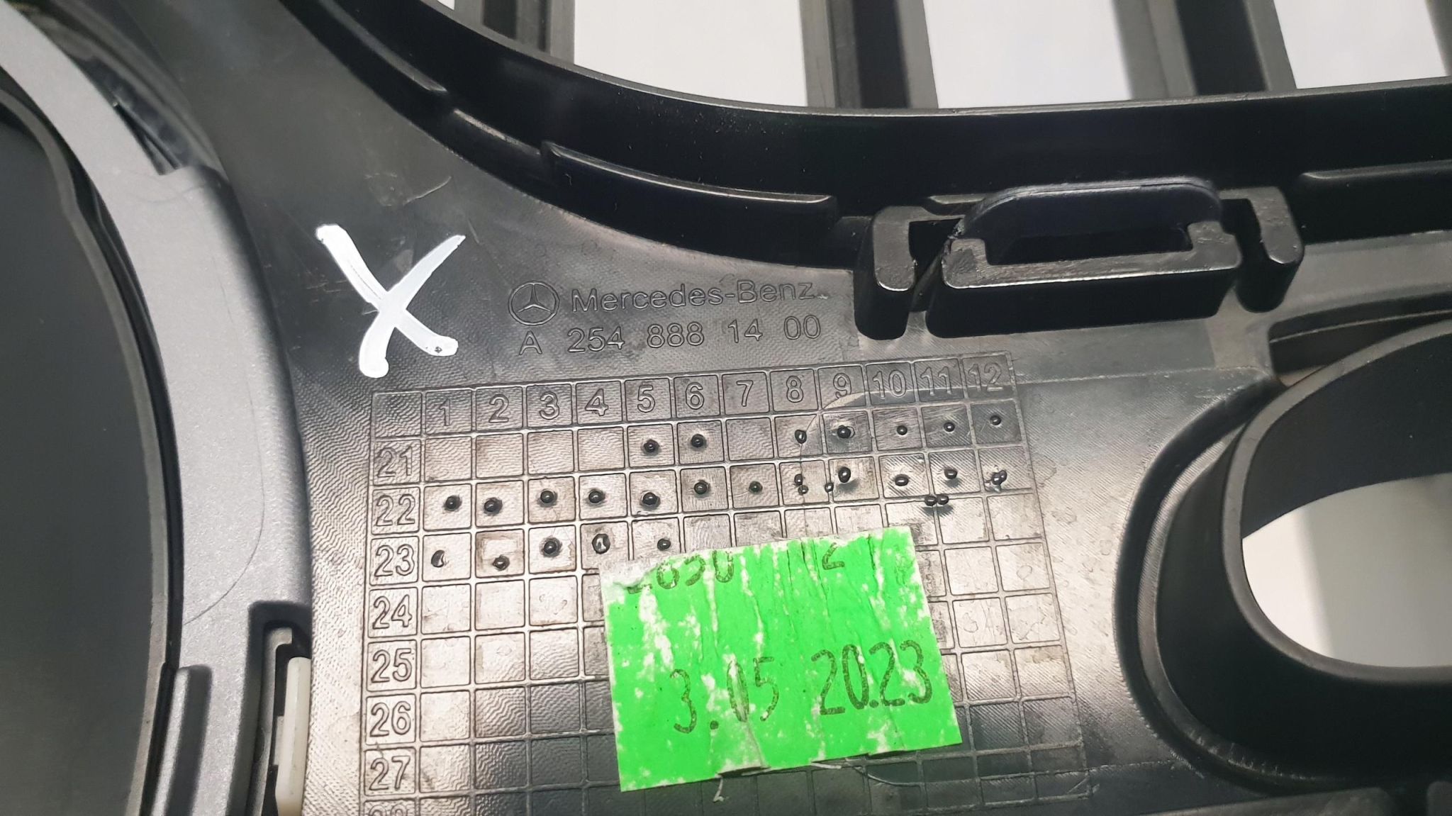 Mercedes GLC W254 X254 Grill Atrapa chłodnicy a2548881400 a0008880500