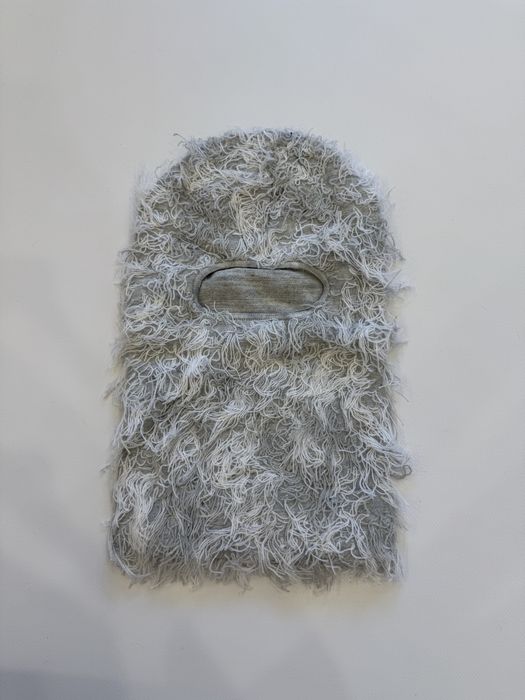 Балаклава пухнаста нитки / балаклава снуд бафф