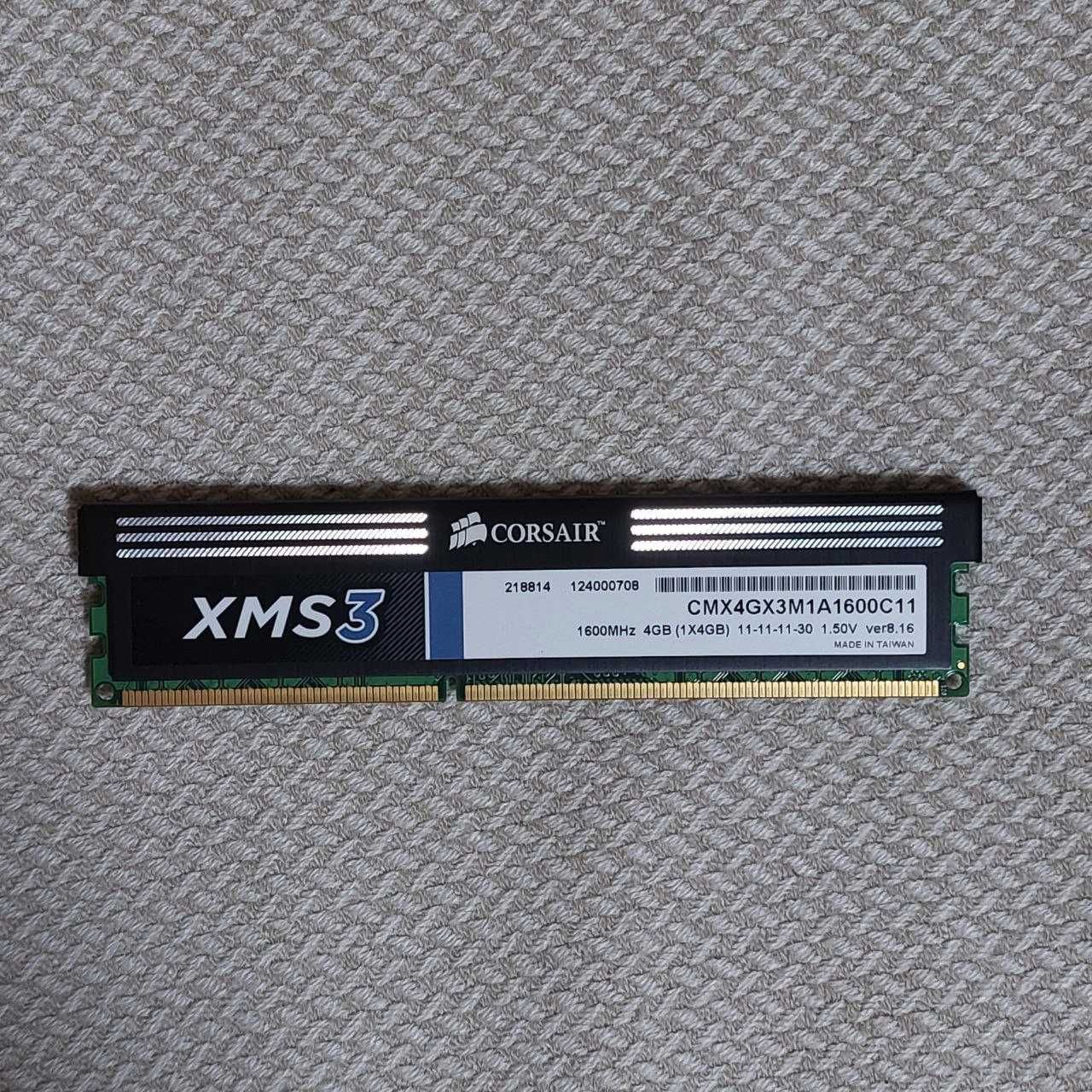 ОЗУ Corsair DDR3 4GB CMX4GX3M1A1600C11