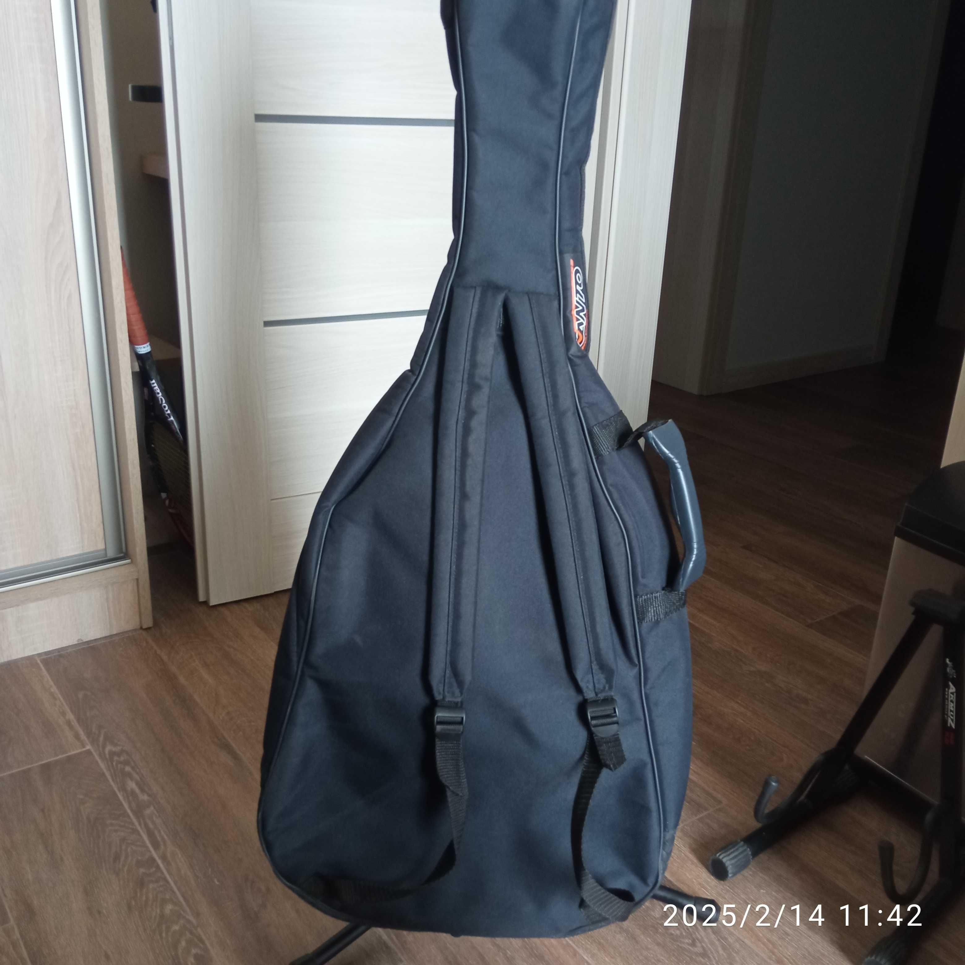 gitara elektroakustyczna Crafter HTC-24EQ/NT+piankowy pokrowiec+stojak