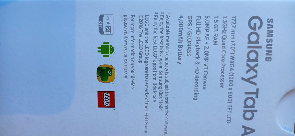 Tablet Samsung Galaxy Tab A6 c/ avaria