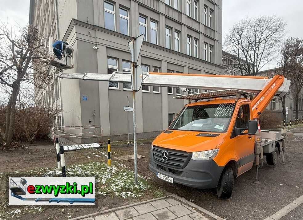 Wynajem Podnośnik koszowy , Zwyżka nożycowa, zwyżka do 35 metrów