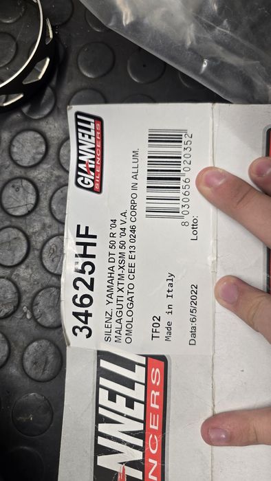 Wydech 2t giannelli  (Malaguti XSM, XTM, MBK X-Limit, Yamaha DTR, SM)