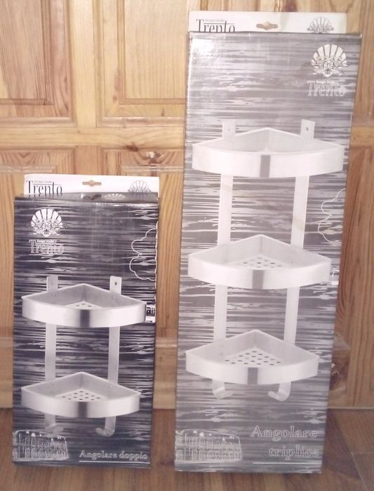 Дві полиці для ванної Trento Angolare