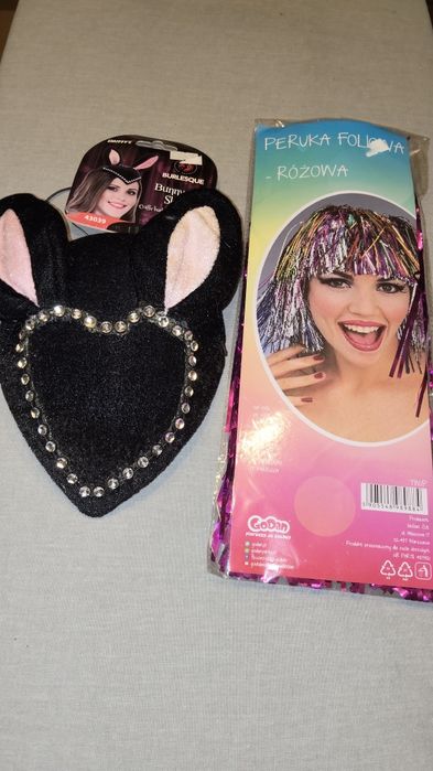 Kapelusik Myszka Miki Smiffy's + peruka foliowa GoDan