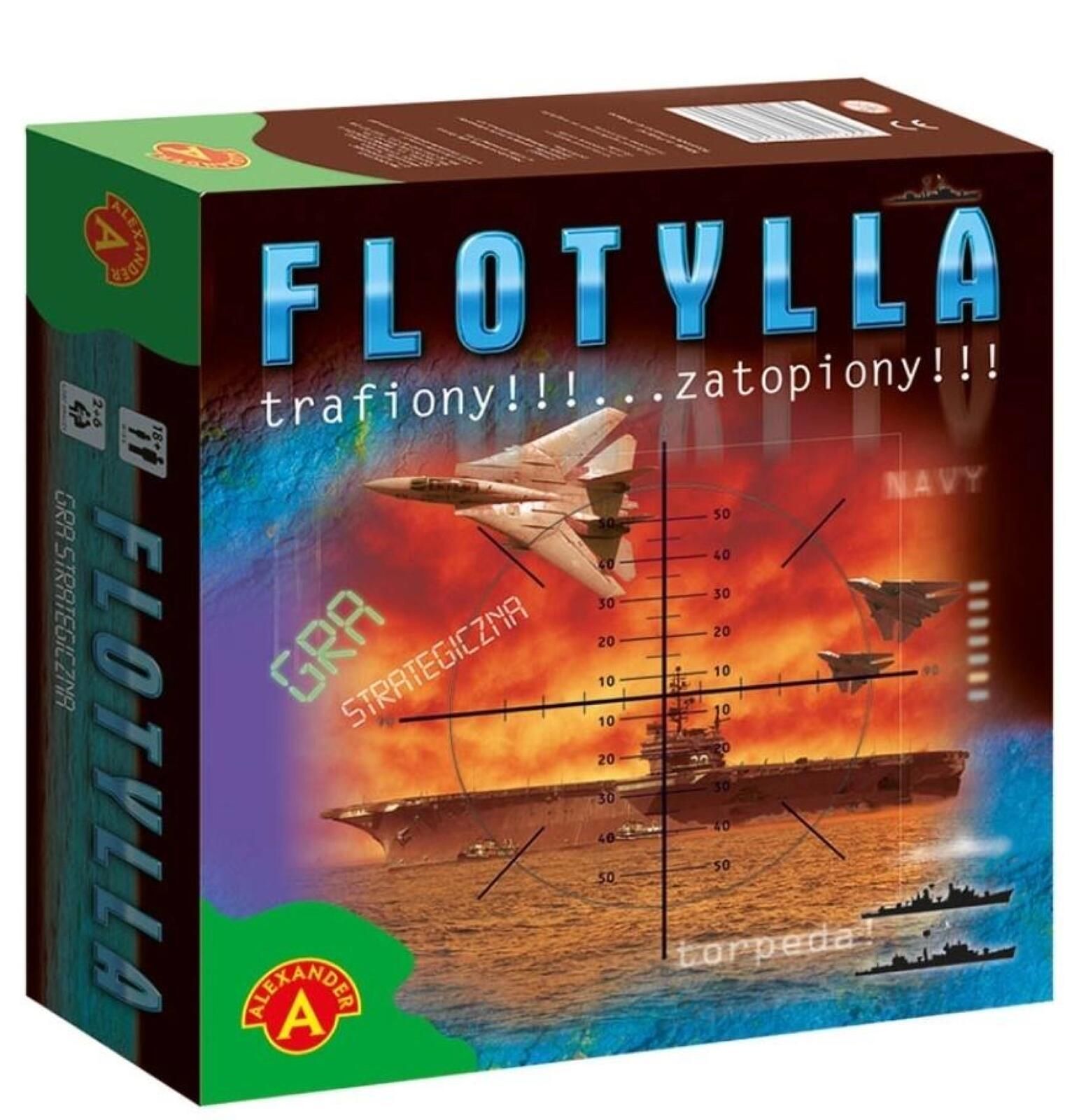 Flotylla. Trafiony!.zatopiony! ALEX Alexander pudełko,
