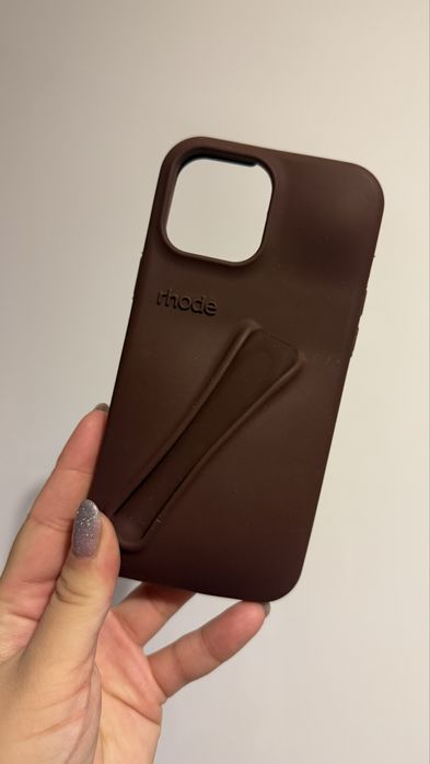 Чохол rhode коричневий шоколадний iphone 13 pro max