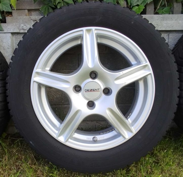 Super felgi aluminiowe DEZENT 15 cali 4x100 z oponami MICHELIN gratis