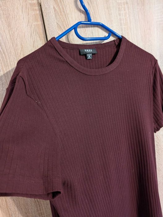 Damska bordowa koszulka SMOG SmartFIT rozmiar M