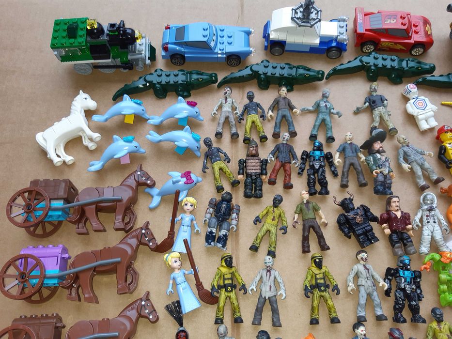 Legos e Mega Bloks Originais – Figuras – Cars – Vespas - Animais