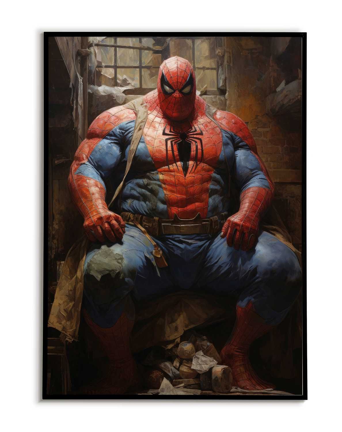 Spiderman plus size Plakat A3