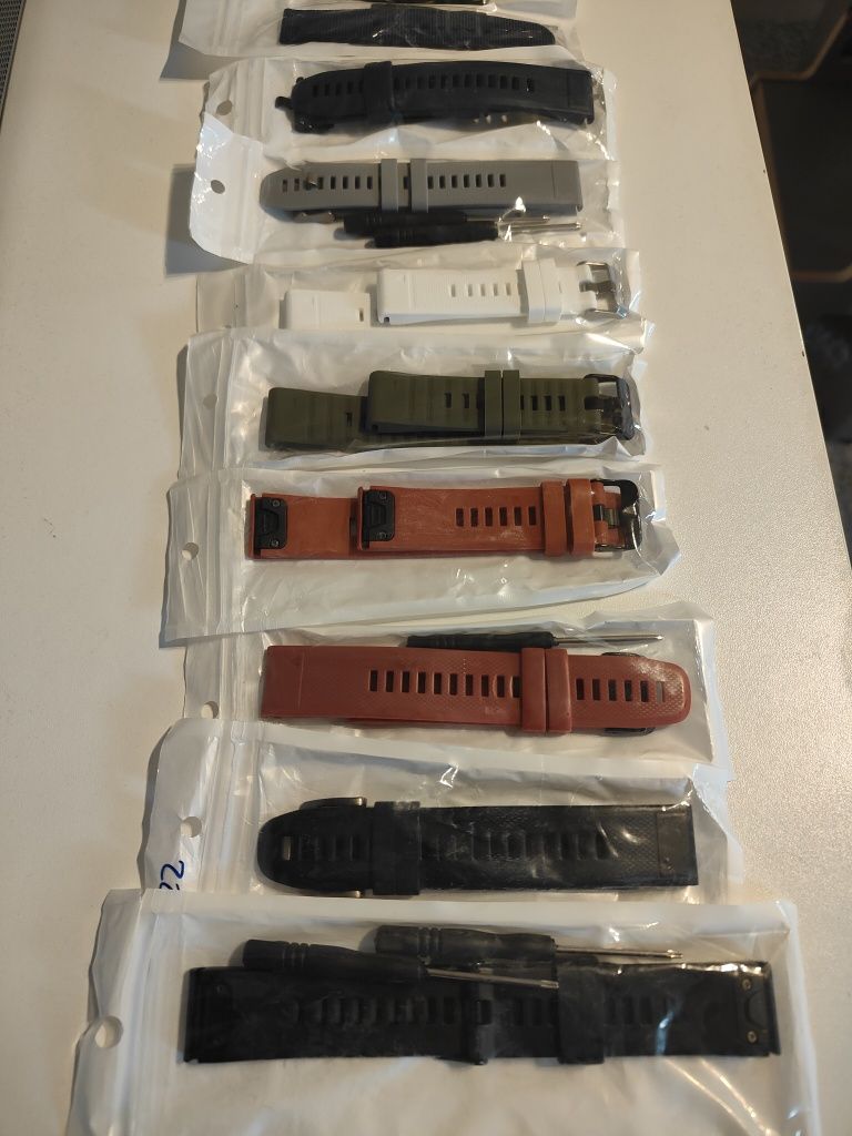 Zegarek/smartwach Garmin Fenix 5 plus 19 pasków, 2 szkła, bazel,