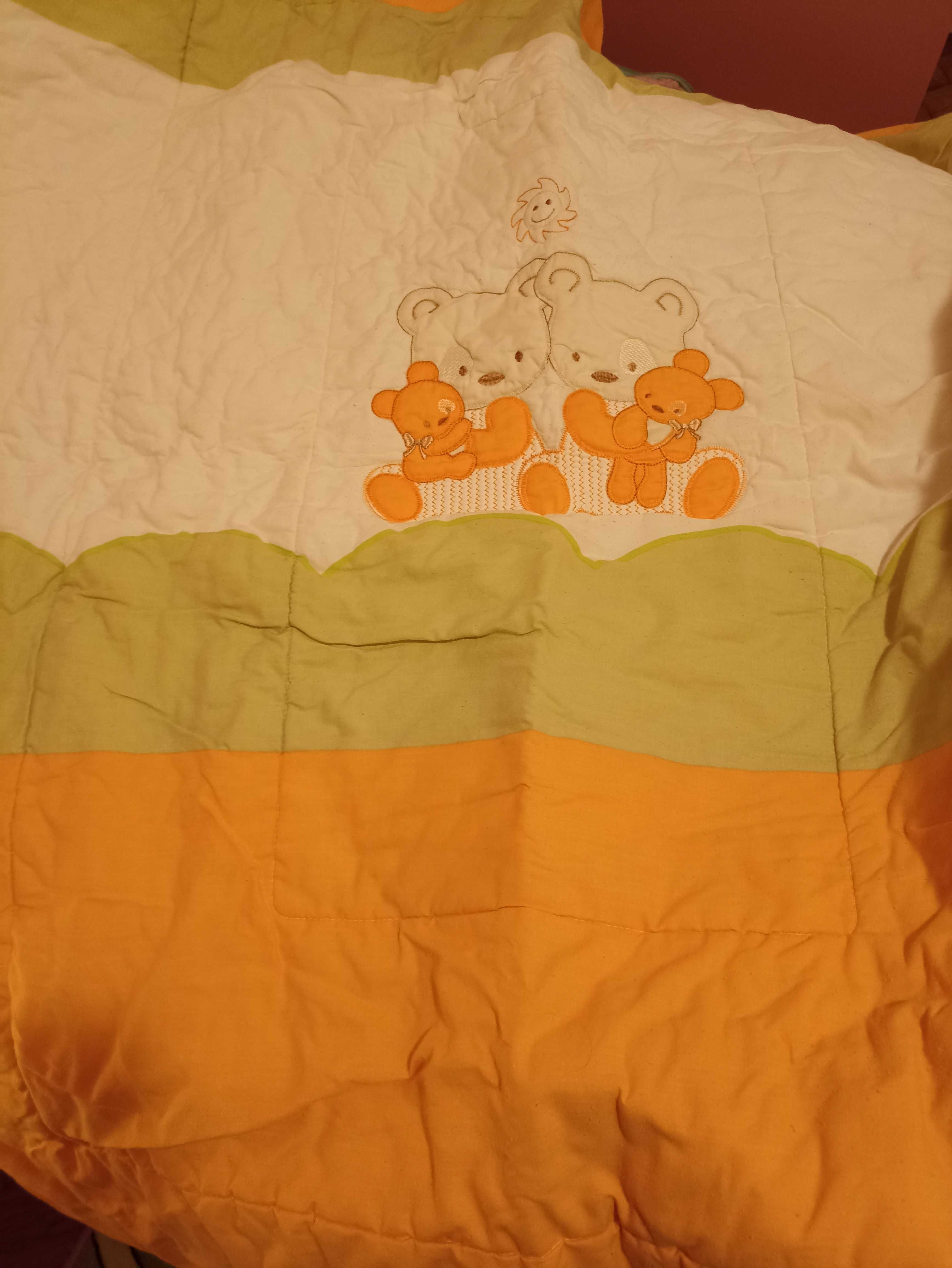 Edredão para cama de grades bebê