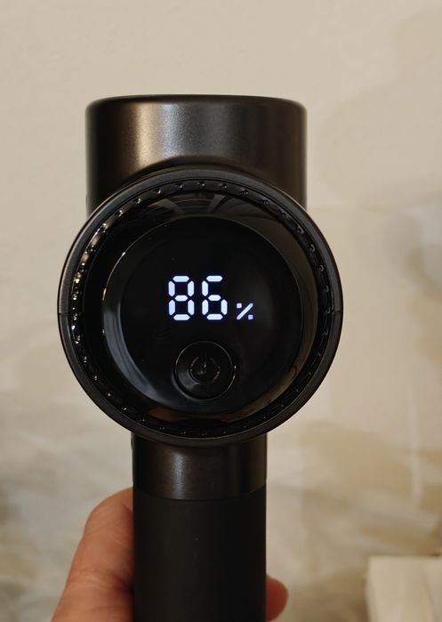 Renpho masażer pistoletowy z podgrzewaną głowicą Bluetooth