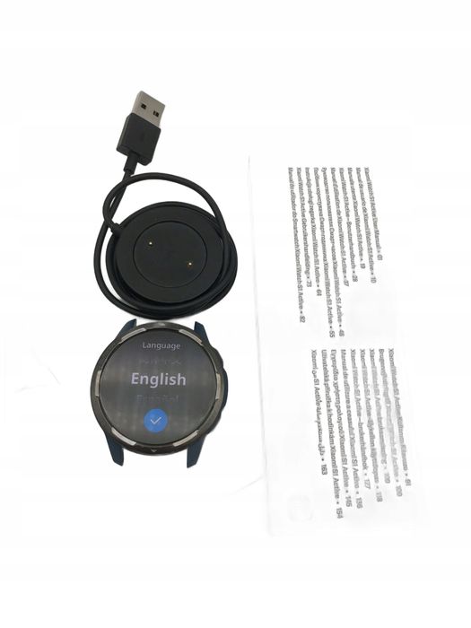 Xiaomi Watch S1 Active AMOLED Niebieski Lekki Smartwatch Sportowy
