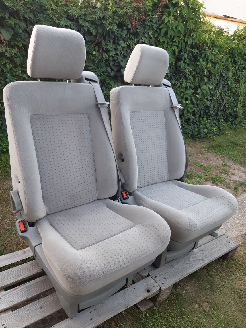 Fotele VW T4 Multivan szyny welur Caravelle obrotowe Transporter